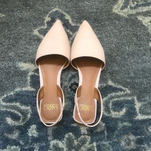 graydon pointy toe slingback flat